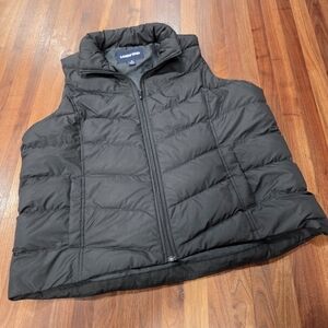 Lands' End Woman's Down Quilted Puffer Vest Size 1X 16W-18W